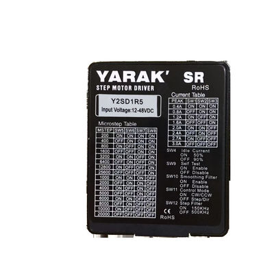 컴팩트 오픈 루프 미니 스테퍼 드라이버 3.0A 2 단계 Y2SD1R5 12 ~ 48VDC 입력