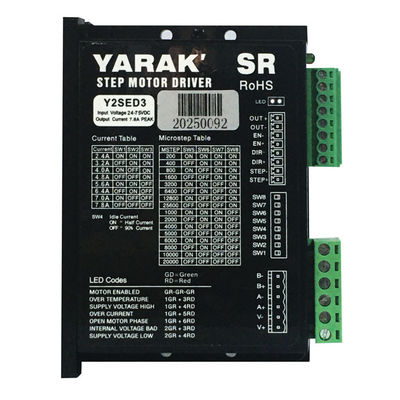 Y2SED3 7.8A DC 스테퍼 드라이브 2단계 알람 출력 24 - 75VDC 입력